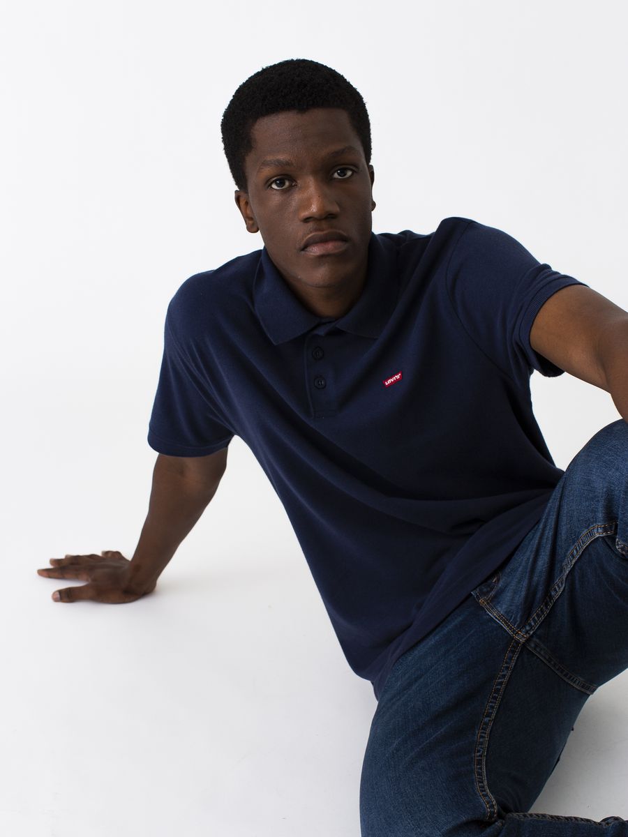 Levi's® Men's Housemark Polo Shirt (Blue Polo - Standard)